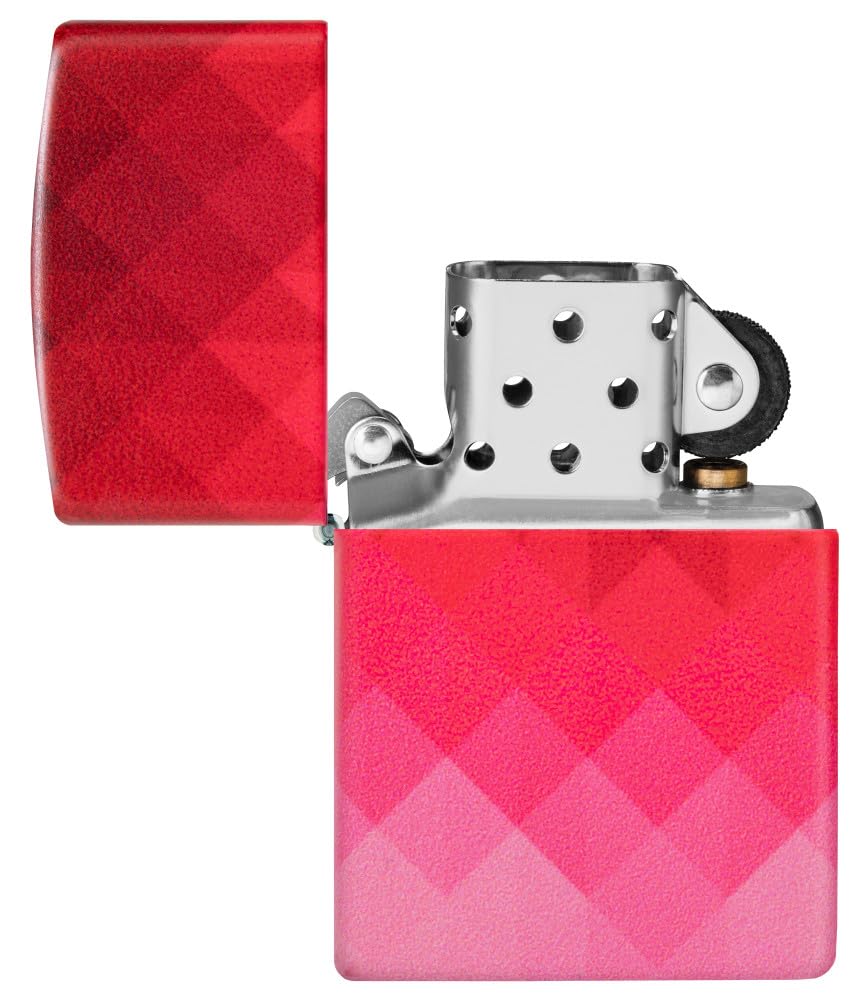 Zippo Gothic Window Design Armor® Black Ice® Pocket Lighter